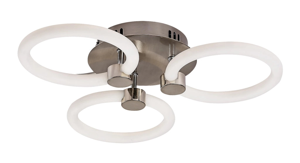 Plafoniera Rabalux Sotiris LED 21W dimmer cromata 41cm