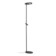 Lampada da terra LED ad arco nera metallo ORTOLAN Lucide