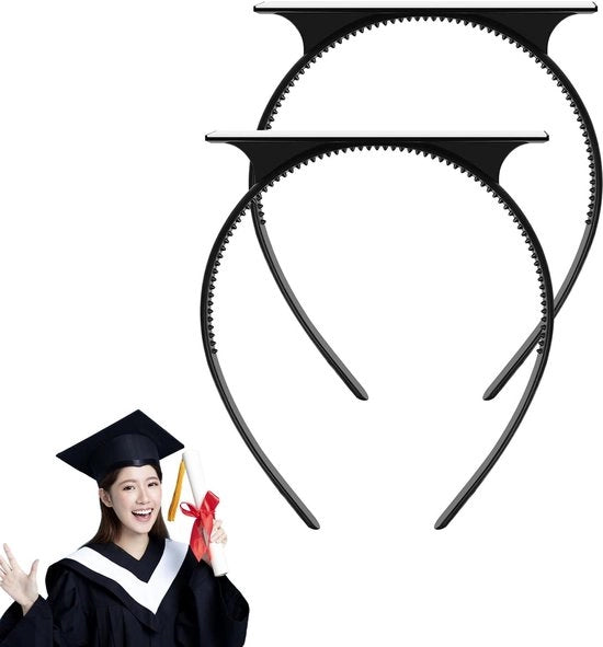 2 Cinturoni universali per pettofino - Cinturoni neri per cappelli e capelli (pettofino non incluso)