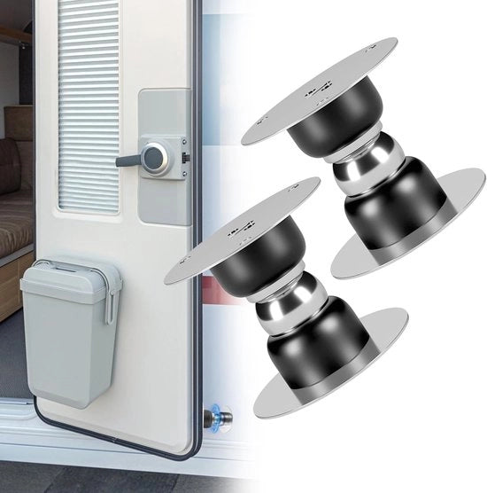 Blocco Porta Magnetico - Stopper Porta per Camper - Blocco Porta in Acciaio Inossidabile - Viscere Porta con Colla Resistente - Disegno Duraturo - Prevenzione di Danni