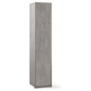 COLONNA 1 ANTA H182 L38 Bianco ossido/rovere rustico