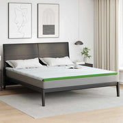 vidaXL Guanciali per materassi Bianco e Verde 200 x 200 cm