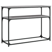 Tavolino Consolle | Tavolo d'Ingresso Grigio Sonoma 100x35,5x75cm Legno Multistrato