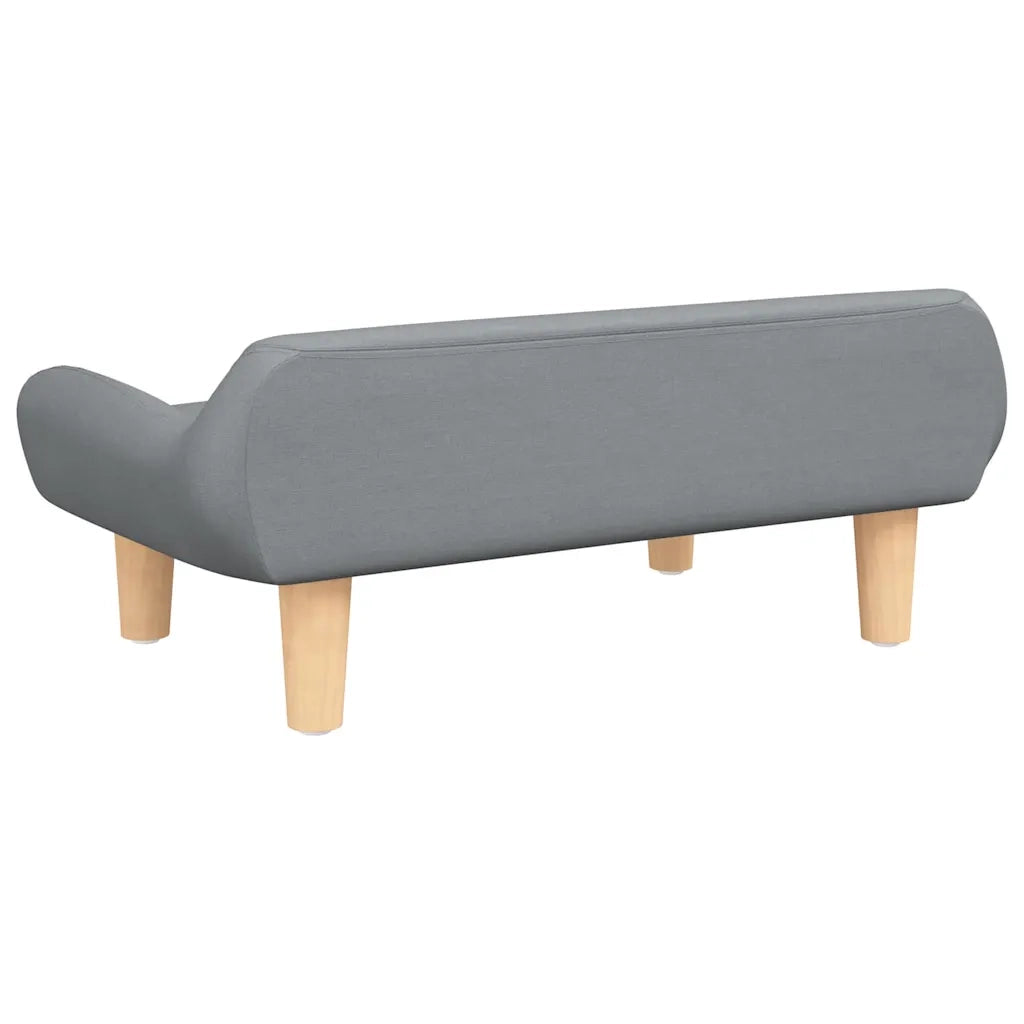 Divano | Divano da soggiorno | Sofa per Bambini Grigio Chiaro 70x40x24 cm in Tessuto