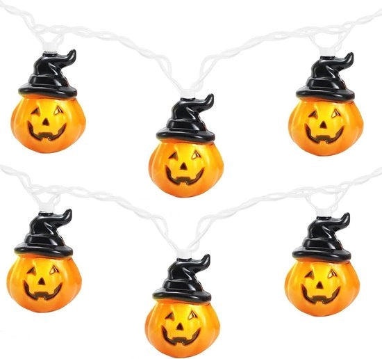Decorazione di Halloween con 20 led - catena di luce da 3 m alimentata a batteria - per interni esterni festa camera dei bambini casa