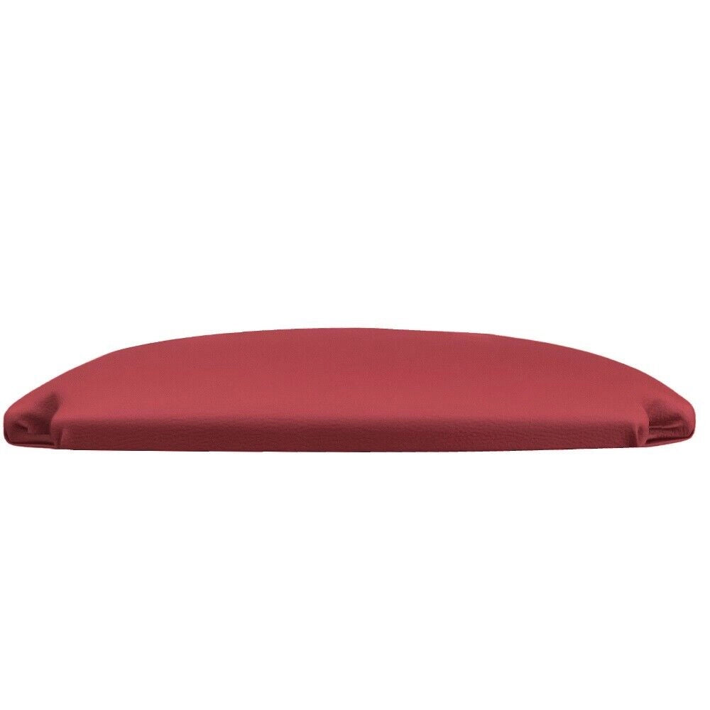 Sedile Ricambio Similpelle Rosso per Seggiolone e Sgabelli in Legno