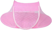 Culla Portatile con Tenda e Mosquito Net, Culla da Viaggio, Tenda Anti-Zanzare, Culla da Campeggio con Schermo in Blu