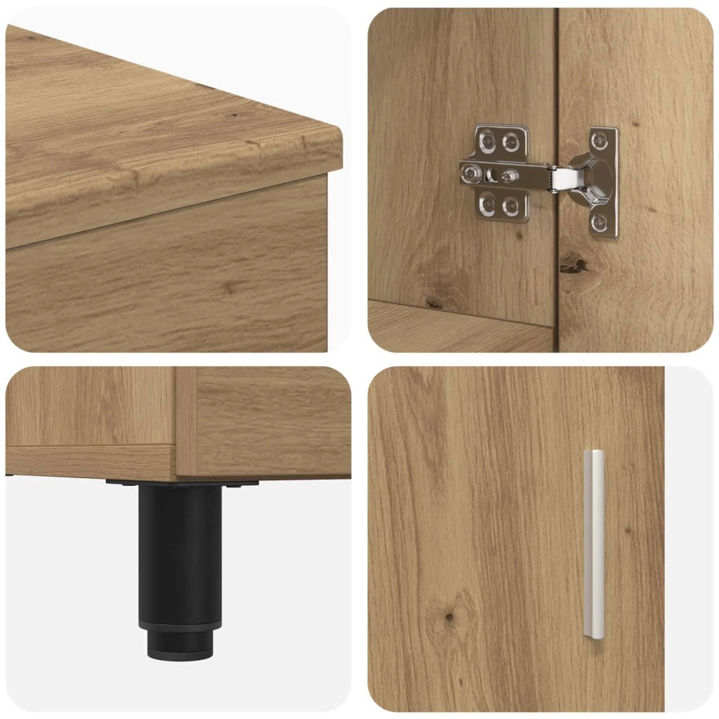 Mobiletto da bagno Rovere Artigianale 60 x 35 x 60 cm 889404