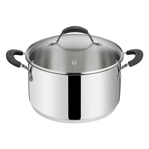 Casseruola lagostina 012896031618 tempra fonda con coperchio acciaio l