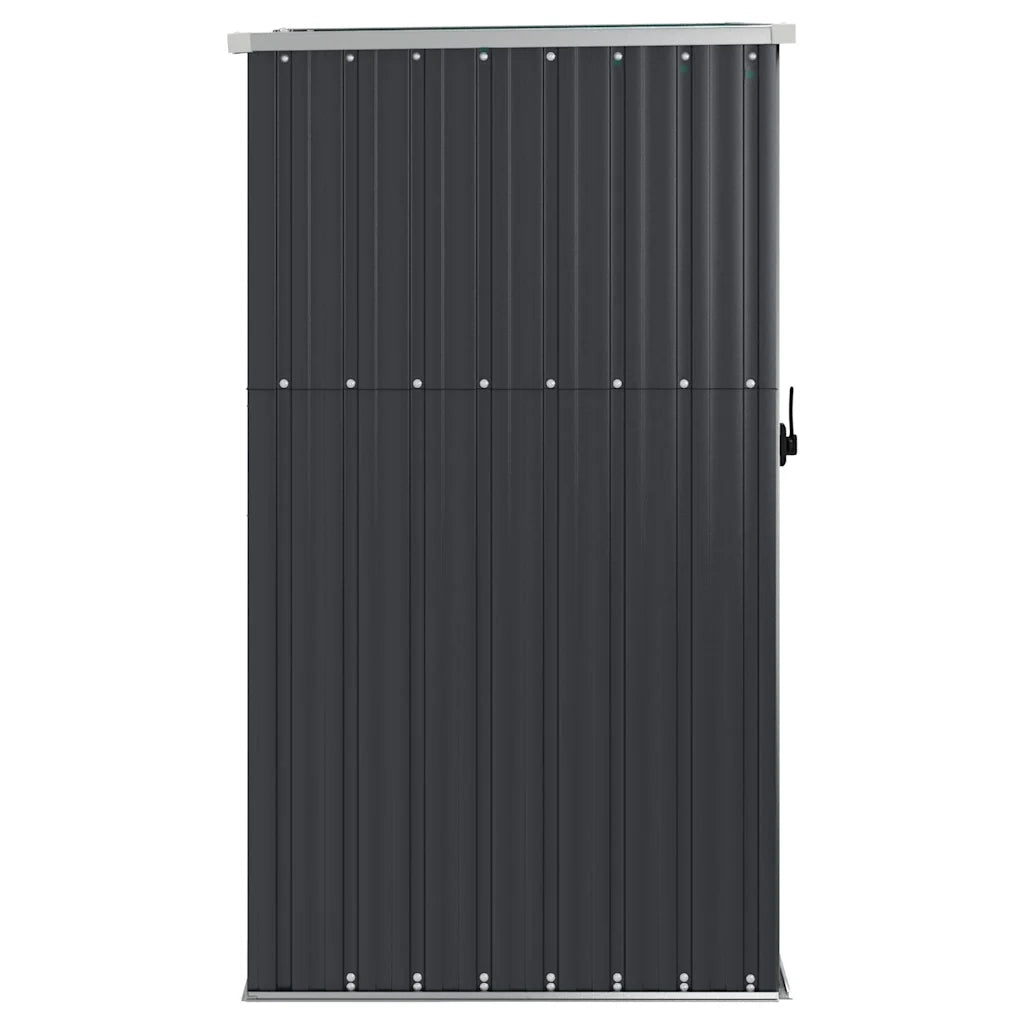 Capanno per Attrezzi-Casetta da Giardino Antracite 88x89x161 cm Acciaio Zincato