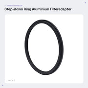 Adattatore di filtro a passo ridotto in alluminio - 95 mm a 86 mm - Resistente all'usura e resistentente alla ruggine - Adatto per obiettivi fotocamera - 86 mm UV ND - Filtro ND 86mm UV