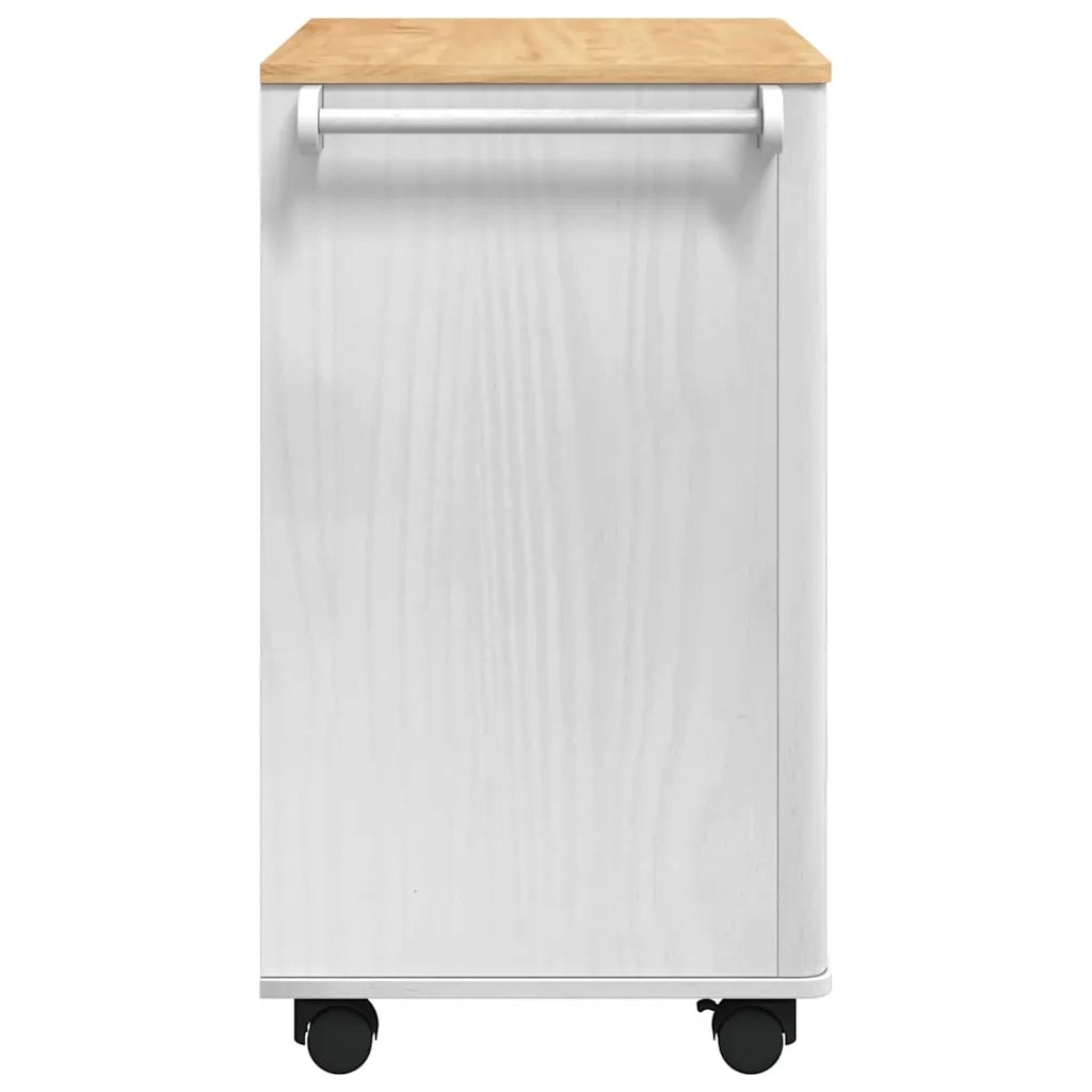 Carrello da Cucina FLORO Bianco 72,5 x 45 x 80 cm CFW8298183