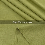 Tappeto per tavolo impermeabile stile lino verde rettangolare 140x240 cm - resistente alle macchie e lavabile