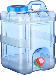 Ottimale contenitore acqua per campeggio, 5 l ~ 22 l, serbatoio acqua con rubinetto, contenitore acqua portatile, campeggio con maniglie, BPA libero, per outdoor, viaggi, uso domestico, contenitore acqua di stoccaggio
