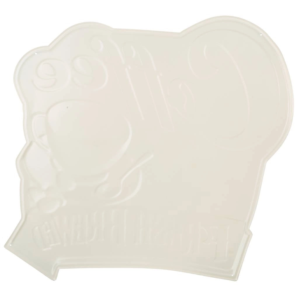 Piatto decorativo da parete in metallo 55x56x1h
