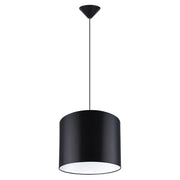Lampada sospensione tonda nera 30cm ZEPHYR E27 PureLume