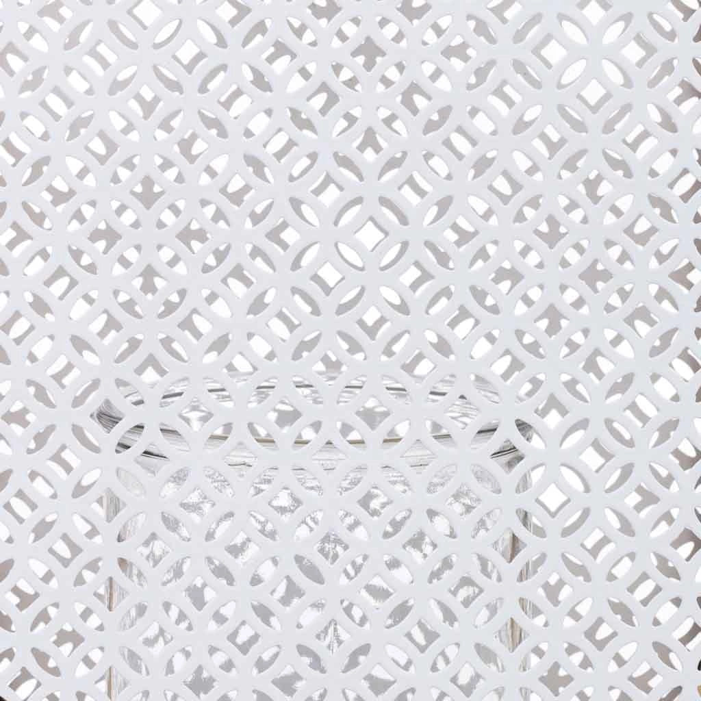 Lanterna in rattan e metallo con vetro 24x19x28h cm
