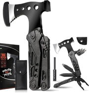 Multitool per Campeggio 15 in 1 - Martello Multifunzione Ripiegabile per Emergenze - Accessori per il Campeggio - Regali per Papà - Regali di Compleanno per Uomini - Regali di Natale - Regali per il Giorno del Padre