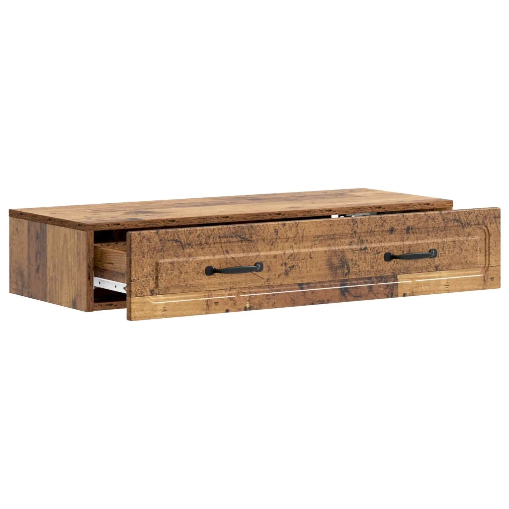 Tavolino da Parete Laterale Legno antico 87,5 x 34,5 x 17 cm 899353