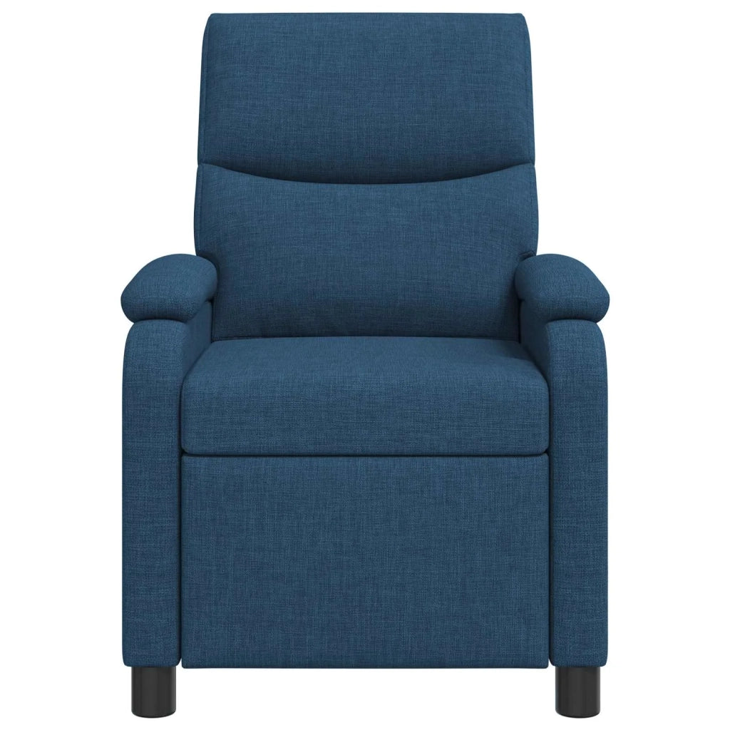 Divano Sedia-Poltrona reclinabile Blu Tessuto 128529
