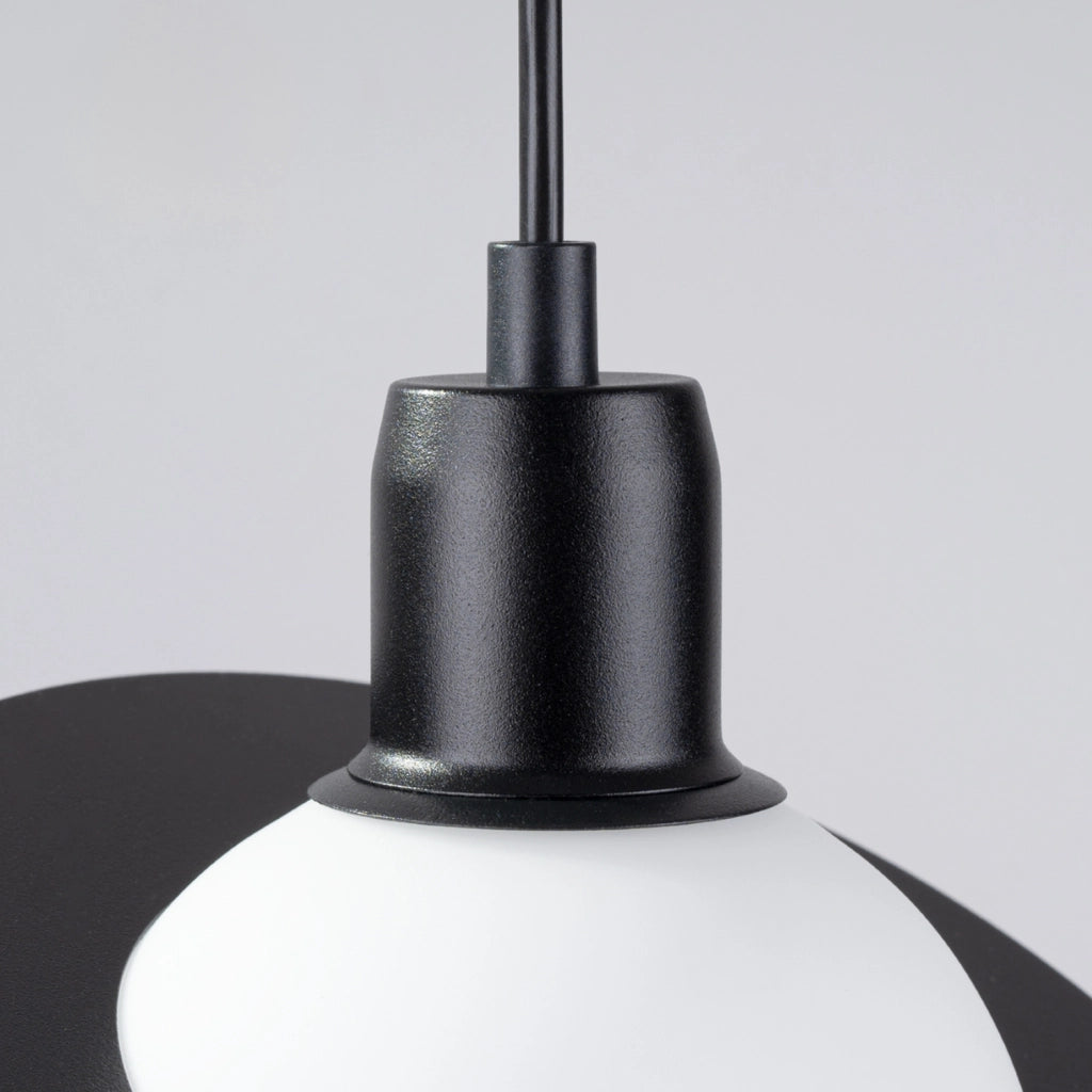Lampada a sospensione French Sky Hyperion in acciaio nero moderno 3x8W LED G9
