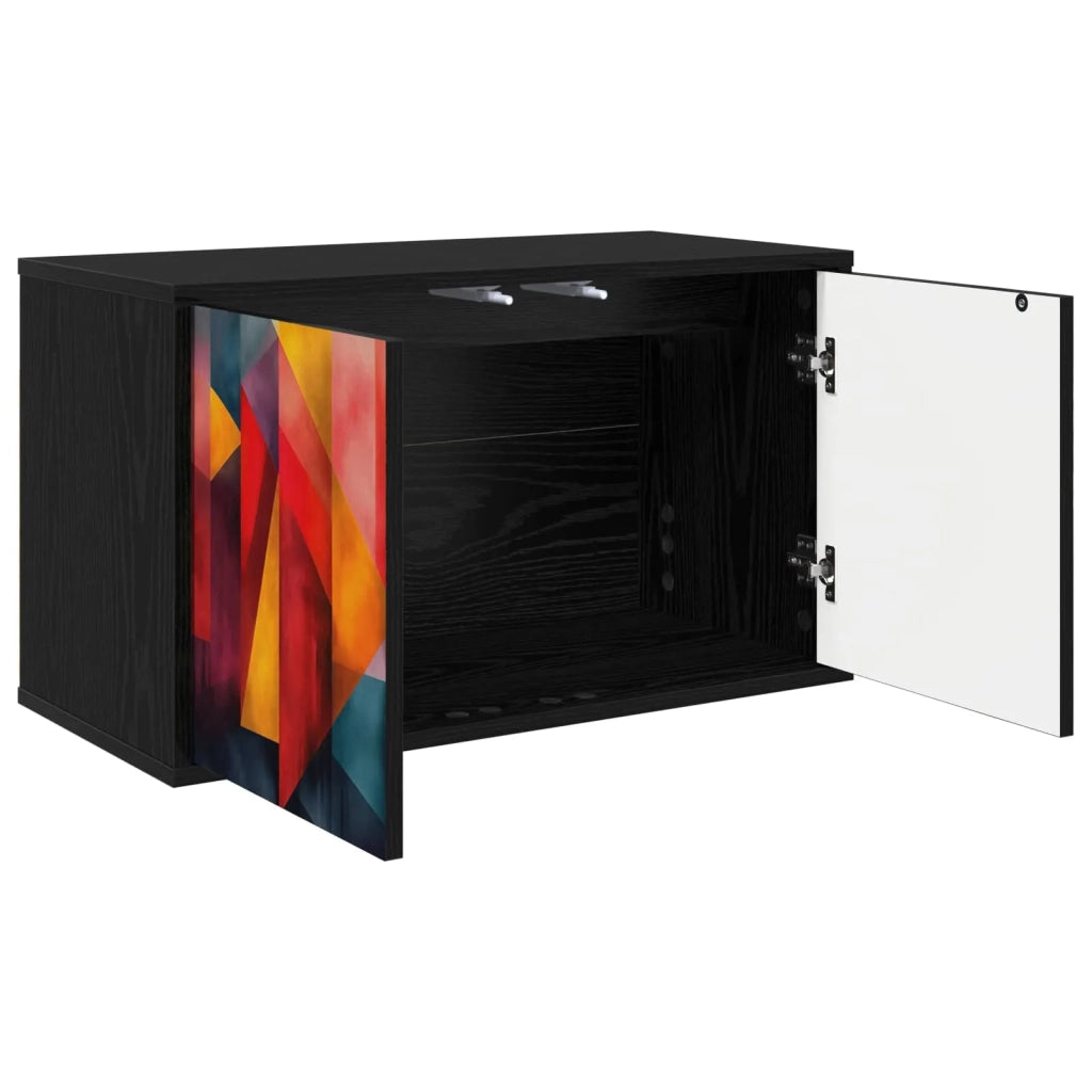 Mobile TV da Parete HEESCH 69 x 33 x 40 cm Rovere Nero 8007128