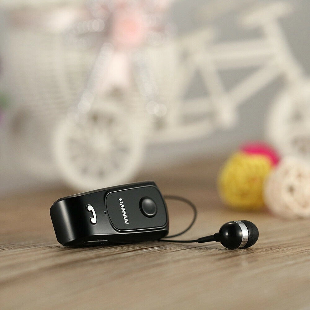 Trade Shop - Auricolare Con Cuffia Retrattile Retraibile Clip Fineblue F920 Per Smartphone -