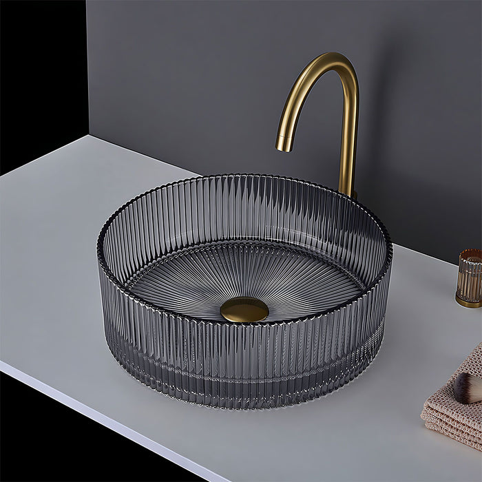 Lavabo Da Appoggio Rea Ingrid 35 Grey