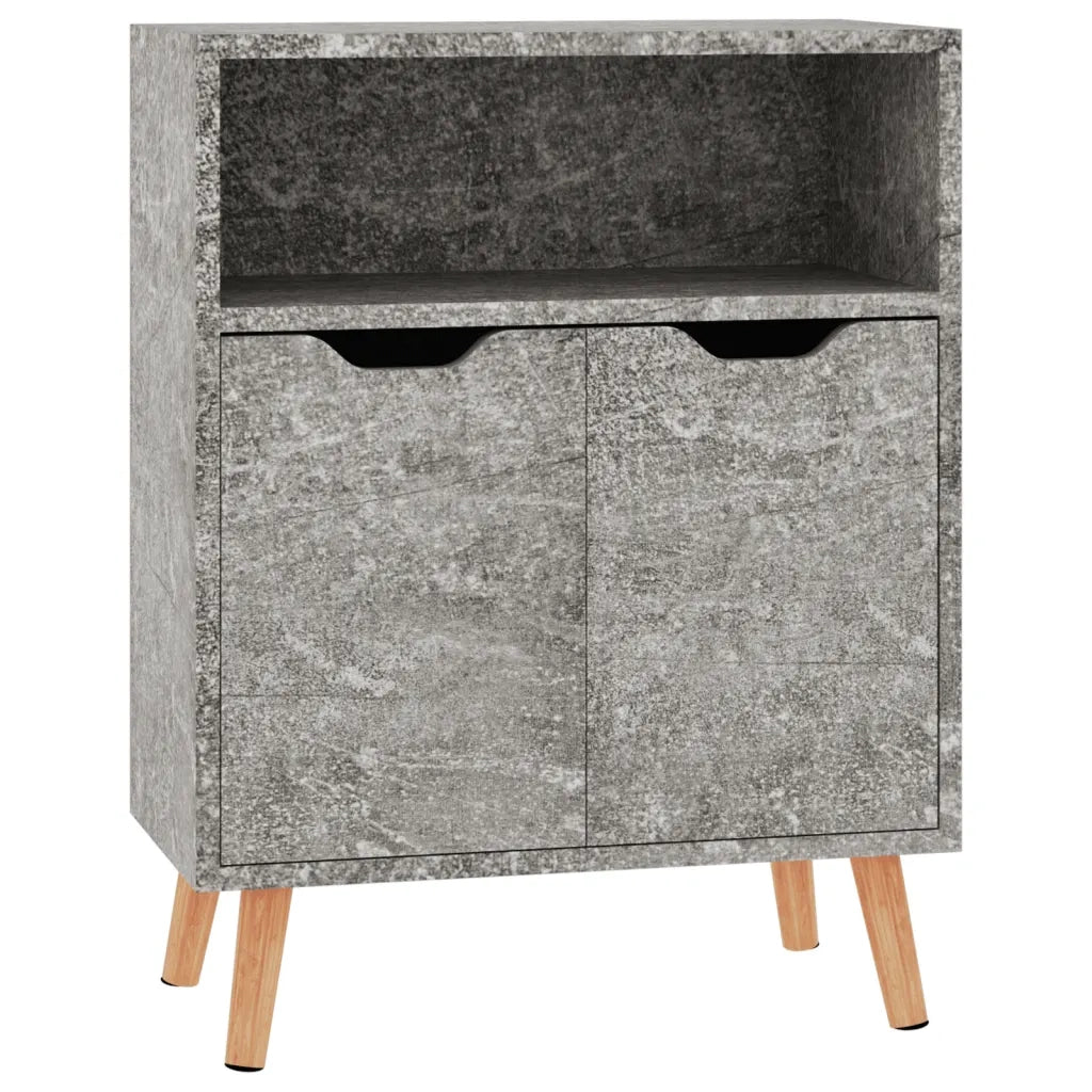 Credenza | Madia | Buffet da pranzo | Armadio da pranzo Grigio Cemento 60x30x72 cm in Legno Multistrato