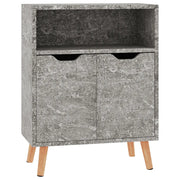 Credenza | Madia | Buffet da pranzo | Armadio da pranzo Grigio Cemento 60x30x72 cm in Legno Multistrato