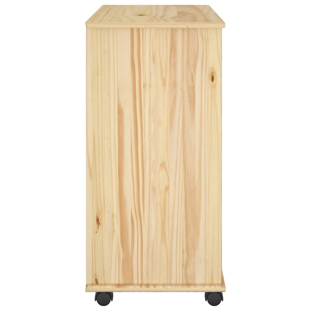 Mobile con Ruote con ruota Marrone 63,5 x 39 x 79 cm 42032393