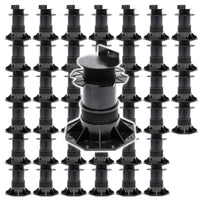 Set 40 supporti per pavimenti galleggianti Altezza regolabile 140-210mm Max 2700 kg Piedini per decking