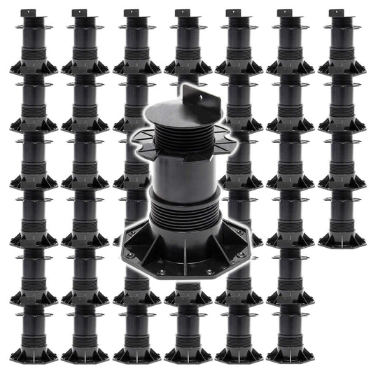 Set 40 supporti per pavimenti galleggianti Altezza regolabile 140-210mm Max 2700 kg Piedini per decking