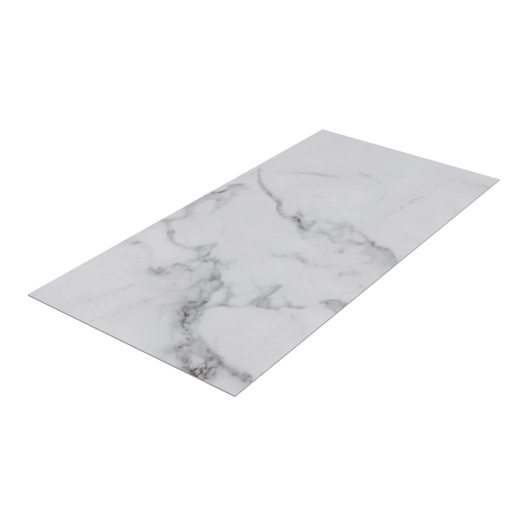 Set di 12 pannelli decorativi da parete 120 x 60 cm marmo bianco 03_0010561