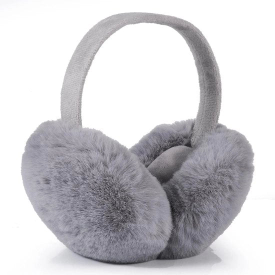 Orecchini da Cappuccio per Donna | Cappuccio da Orecchie Opvougalbe | Orecchini da Cappuccio | Grigio | Meteo Freddo Esterno | Donna.