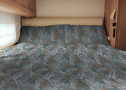 Sacco Copripiumino Camper Roulotte 100% Cotone PERSONALIZZABILE Varie Fantasie - Matrimoniale - Foglia