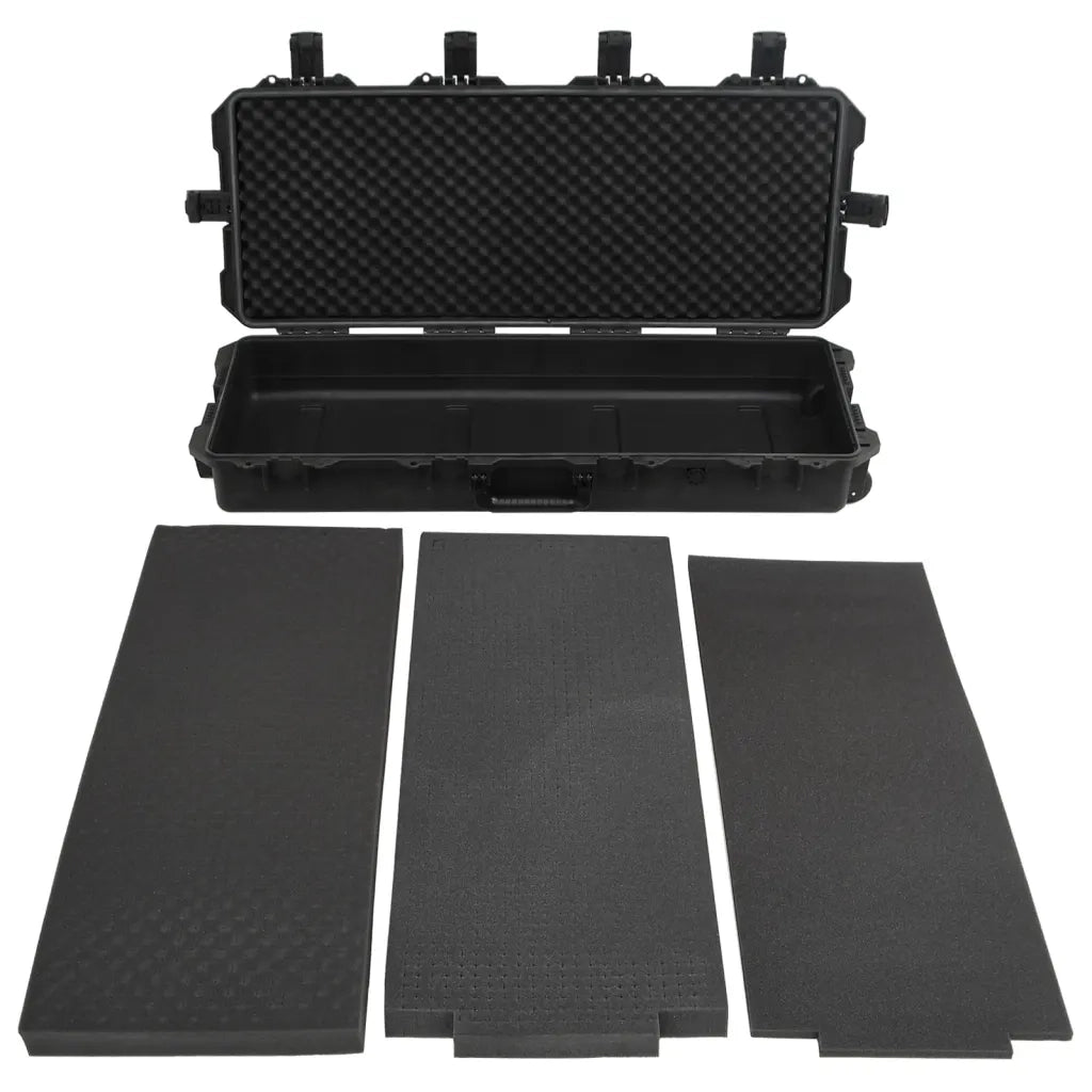 vidaXL Valigetta da Volo Portatile Nera 100,5x42x17 cm in PP