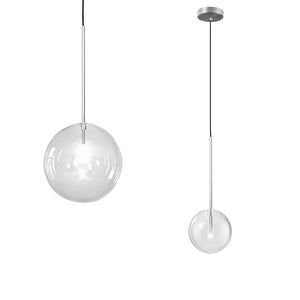 Lampada Da Soffitto A Sospensione Con Sfera Di Vetro 20cm APP1684-1CP