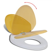 Copriwater Ammortizzato Bianco e Giallo per Adulti/Bambini CFW2747666