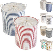2 pezzi di asciugamano 19,7" con corda, asciugamani pop-up pieghevoli, impermeabili in cotone (strisce spesse 19,7" / grande)