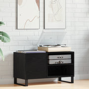 Mobile da registrare  Nero Rovere 84,5x38x48 cm in Legno ingegnerizzato