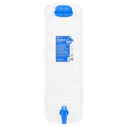 vidaXL Contenitore Acqua con Rubinetto Trasparente 20 L in Plastica
