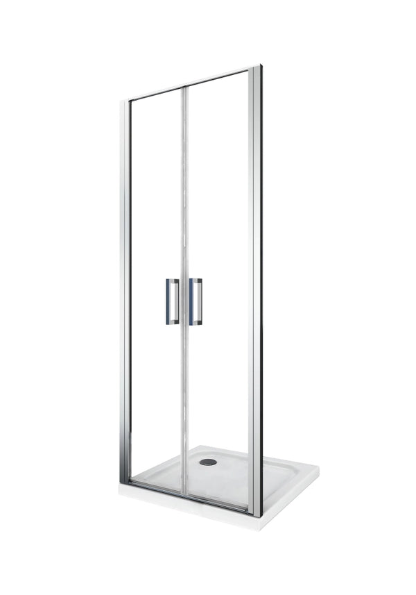 Porta doccia vetro 6 mm apertura battente saloon dentro e fuori Altezza 190 Regolabile 67-70