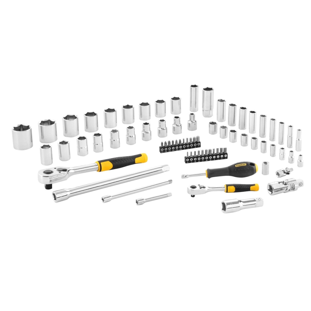 Stanley STMT82831-1 Set Chiavi a Bussola 72 Pezzi 1/4" e 1/2" Professionale