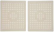 Mat di Cucina in Gomma Quadrato, Protezione per la Cucina, 2 pezzi, 25 x 30 cm
