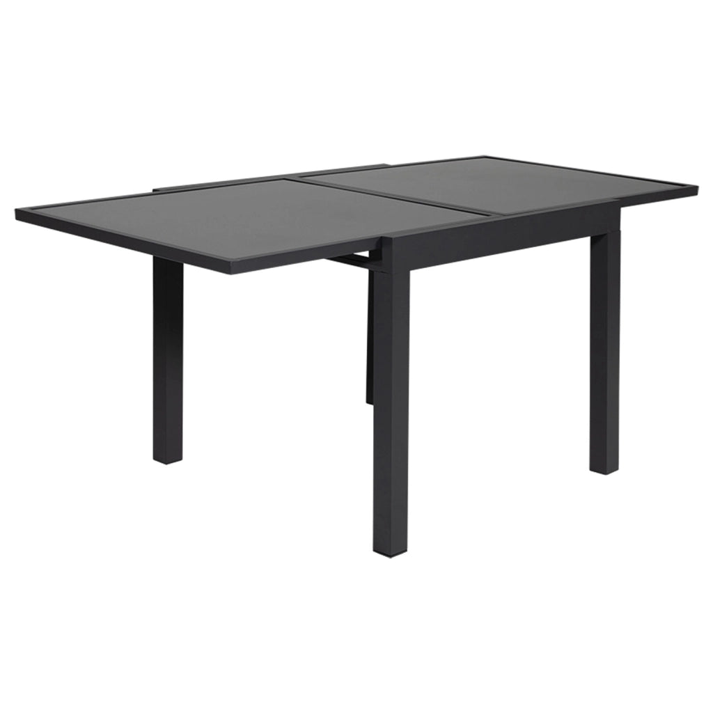 LAMPEDUSASet di mobili da giardino allungabili in textilene grigio 8 posti - alluminio antracite