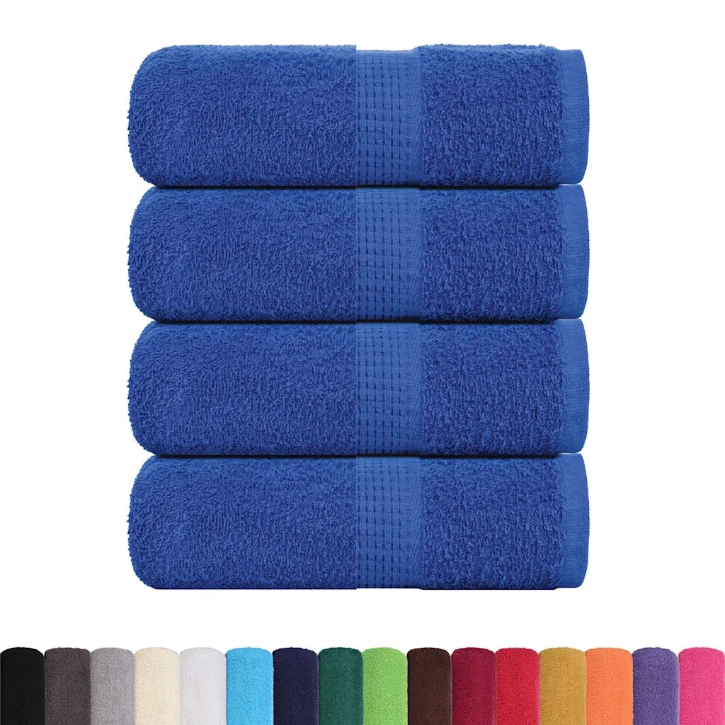 Asciugamani per ospiti FROGN 4 pz | Teli per bagno Blu 30x50 cm 360 g/m2