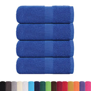 Asciugamani per ospiti FROGN 4 pz | Teli per bagno Blu 30x50 cm 360 g/m2
