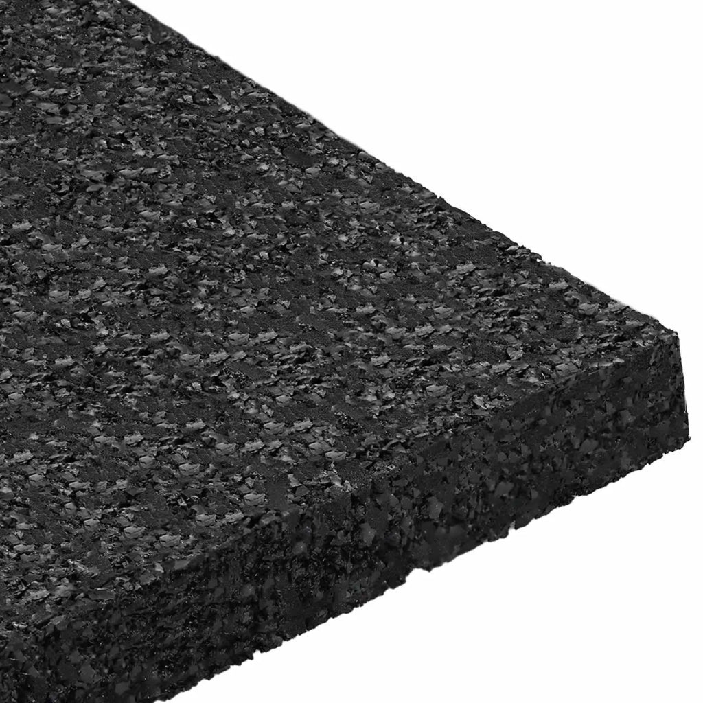 Pad per patio in granuli di gomma Nero 9 x 9 x 1 cm Gomma CFW7365472
