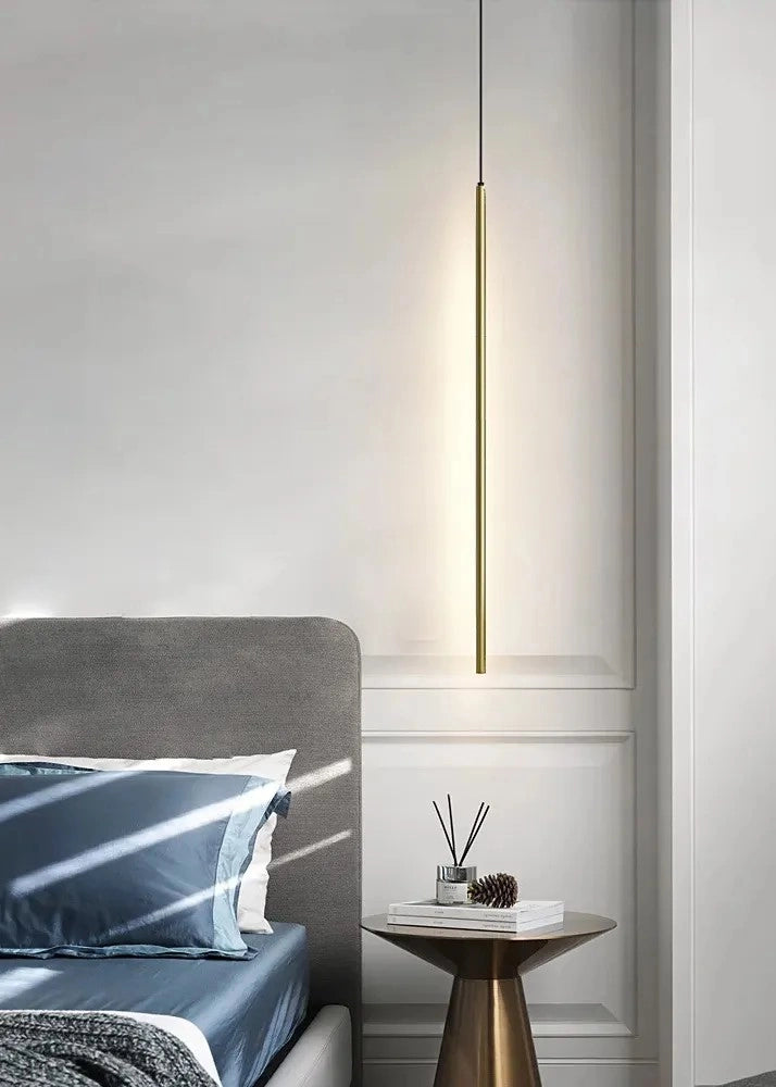 Lampada Da Soffitto Led App1414-c Gold 100cm
